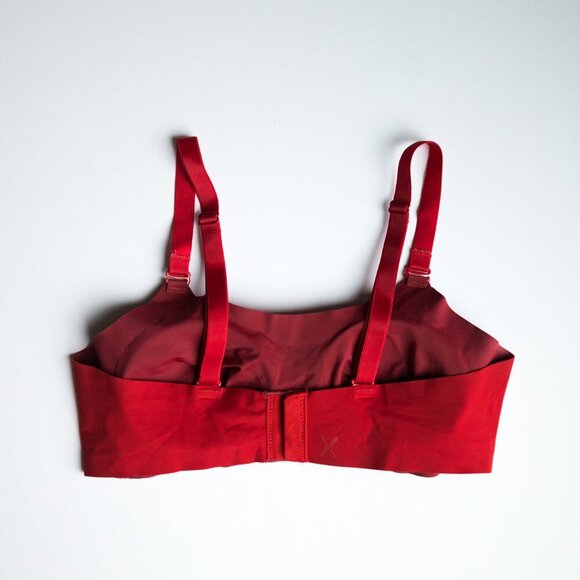 KNIX Padded Evolution Bra Wide Strap True Red Crimson - Size 1 - Picture 2 of 7